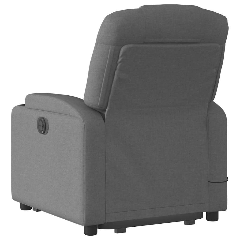 Electric Stand Up Massage Recliner Chair Dark grey