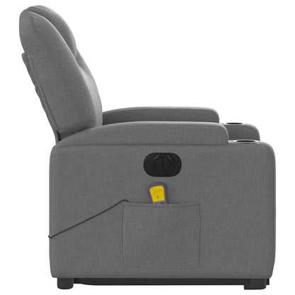 Electric Stand Up Massage Recliner Chair Dark grey