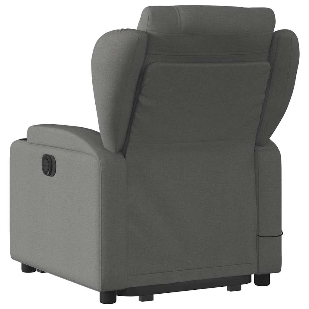 Electric Stand Up Massage Recliner Chair Dark gray