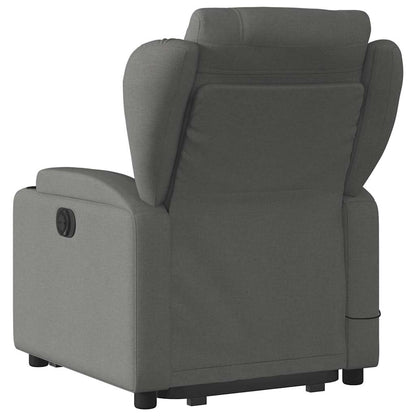 Electric Stand Up Massage Recliner Chair Dark gray