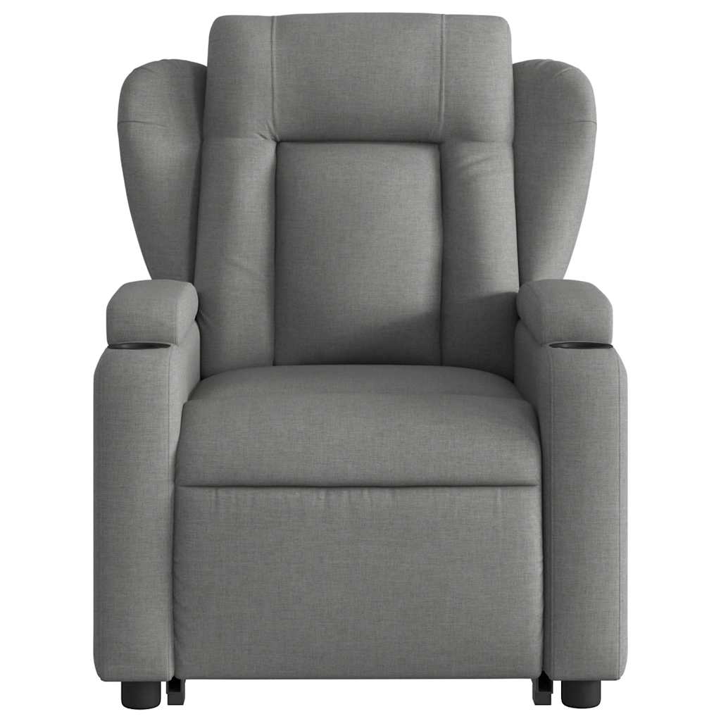 Electric Stand Up Massage Recliner Chair Dark gray