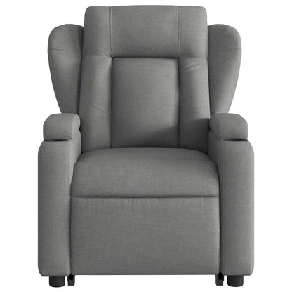 Electric Stand Up Massage Recliner Chair Dark gray
