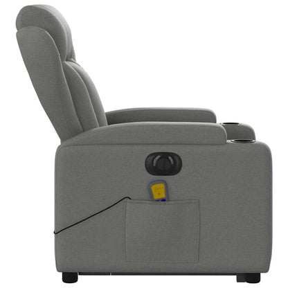 Electric Stand Up Massage Recliner Chair Dark gray