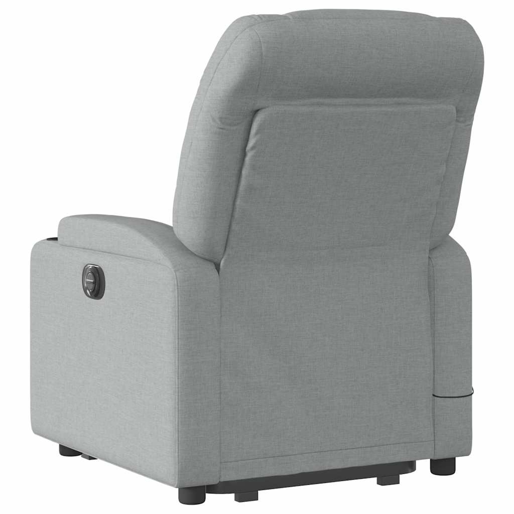 Stand Up Massage Recliner Chair Light grey
