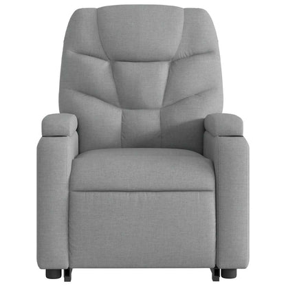 Stand Up Massage Recliner Chair Light grey