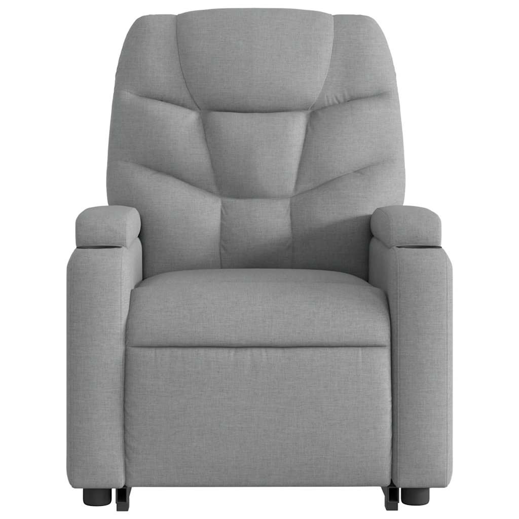 Stand Up Massage Recliner Chair Light grey