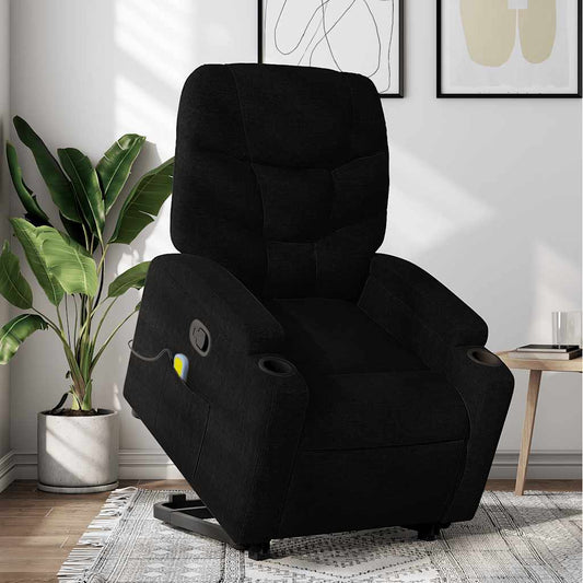 Stand Up Massage Recliner Chair Black