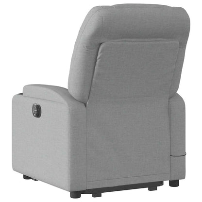 Electric Stand Up Massage Recliner Chair Light Gray