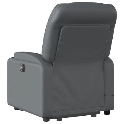 Stand Up Massage Recliner Chair Grey