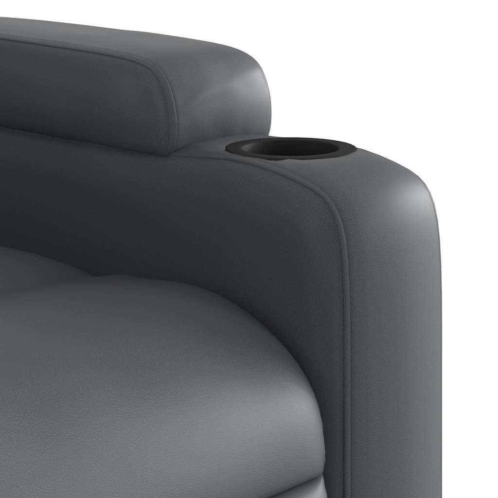 Stand Up Massage Recliner Chair Grey