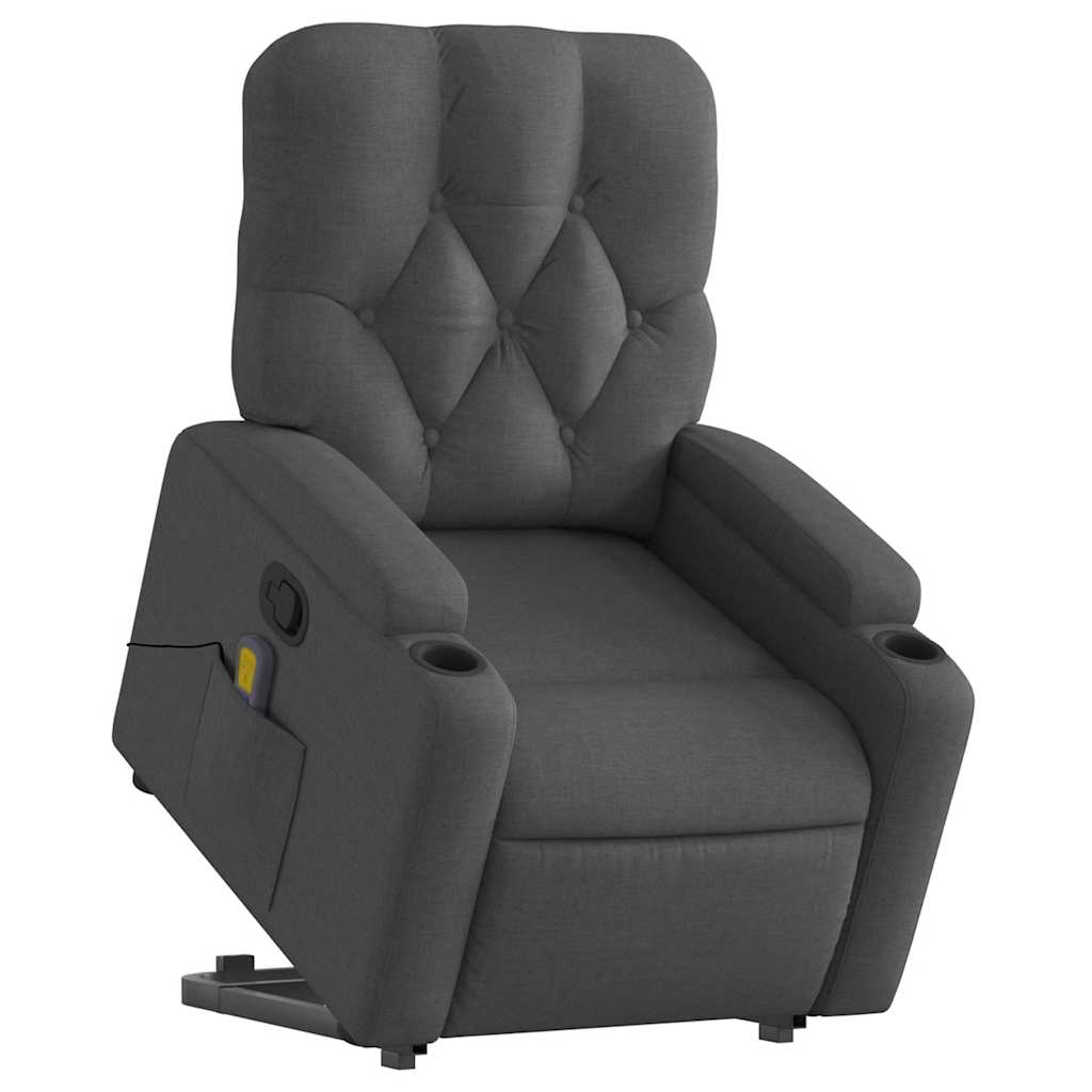 Stand Up Massage Recliner Chair Dark Gray