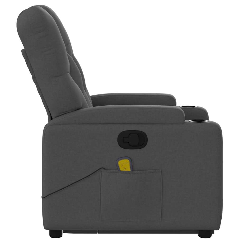 Stand Up Massage Recliner Chair Dark Gray