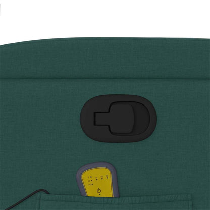 Stand Up Massage Recliner Chair Dark Green