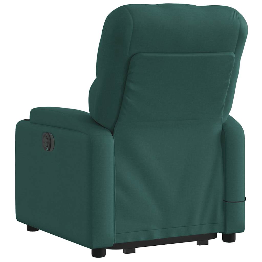 Stand Up Massage Recliner Chair Dark Green