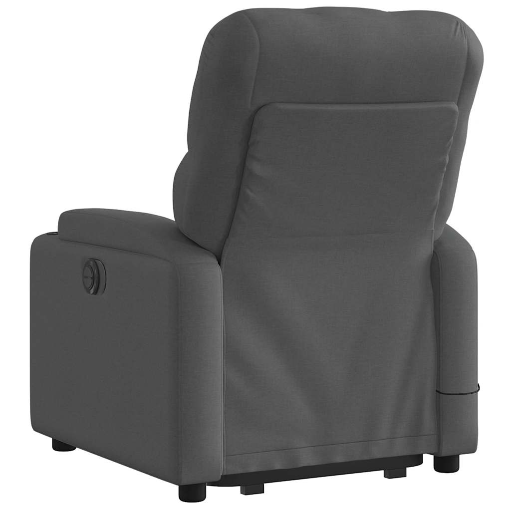 Electric Stand Up Massage Recliner Chair Dark gray