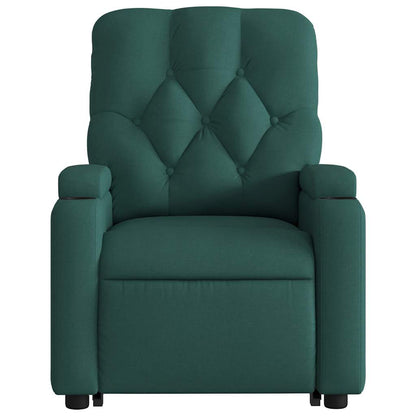Electric Stand Up Massage Recliner Chair Dark green