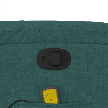 Stand Up Massage Recliner Chair Dark green