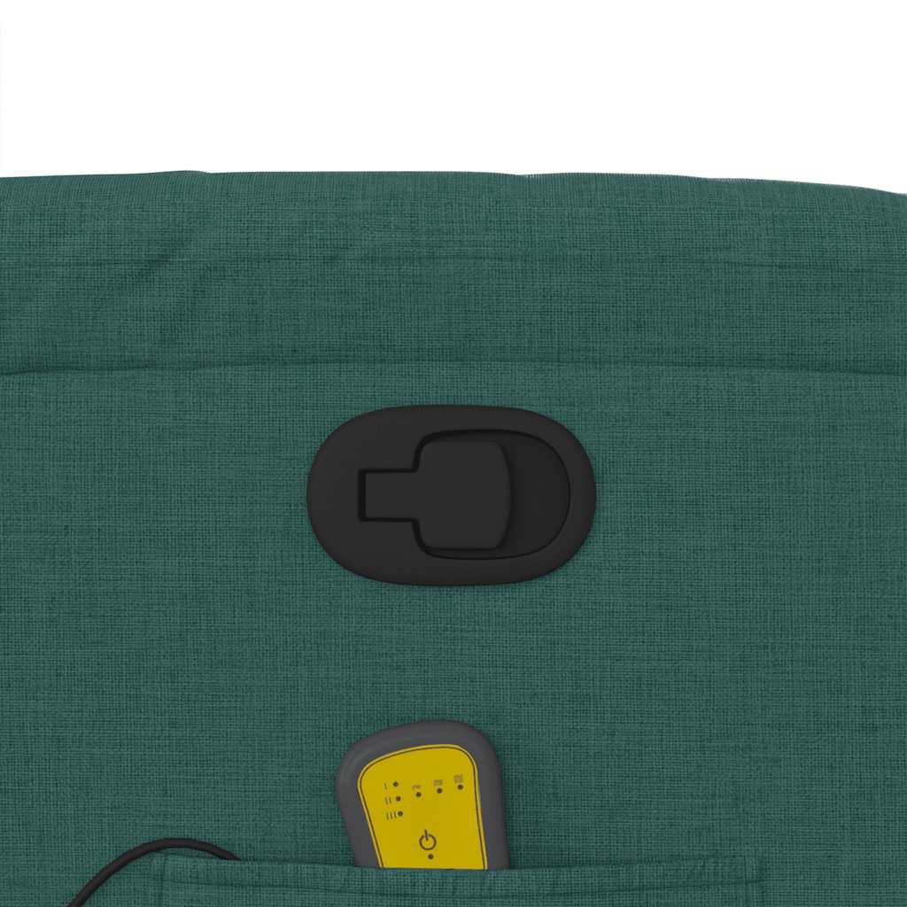 Stand Up Massage Recliner Chair Dark green