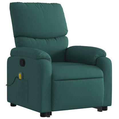 Stand Up Massage Recliner Chair Dark green