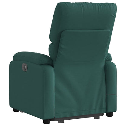 Stand Up Massage Recliner Chair Dark green