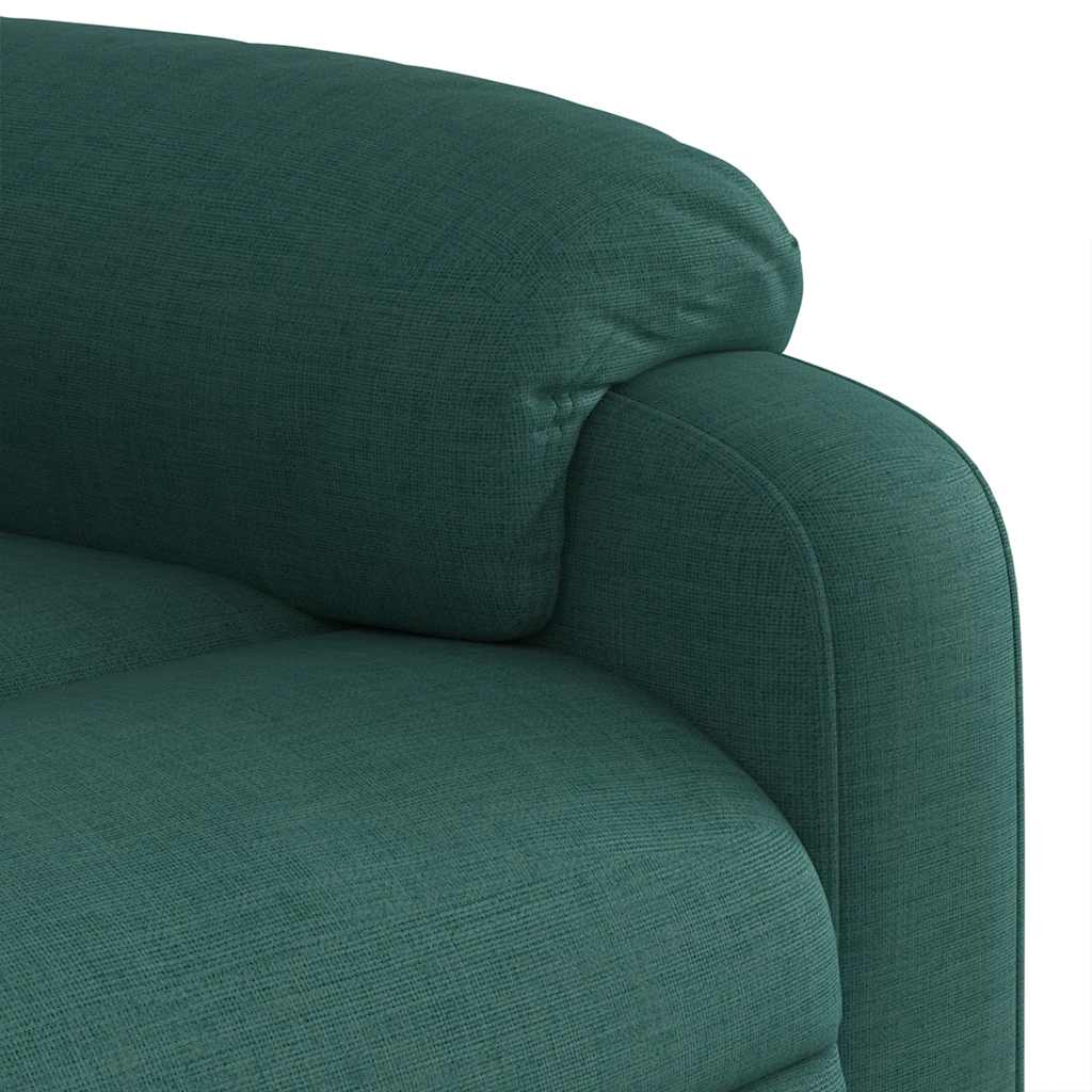 Electric Stand Up Massage Recliner Chair Dark Green