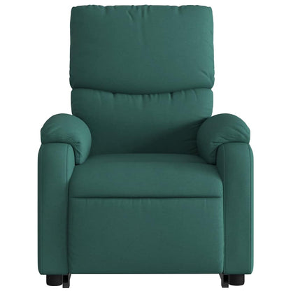 Electric Stand Up Massage Recliner Chair Dark Green