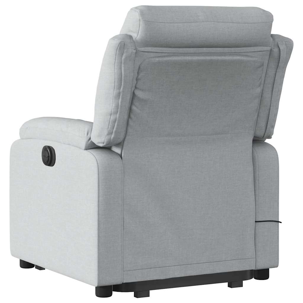 Stand Up Massage Recliner Chair Light grey