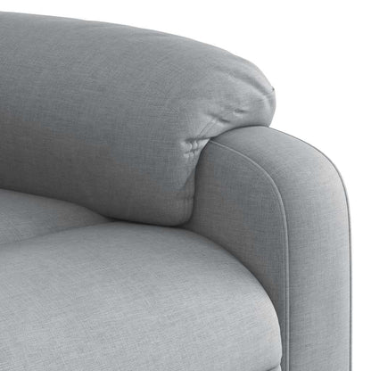 Electric Stand Up Massage Recliner Chair Light Gray