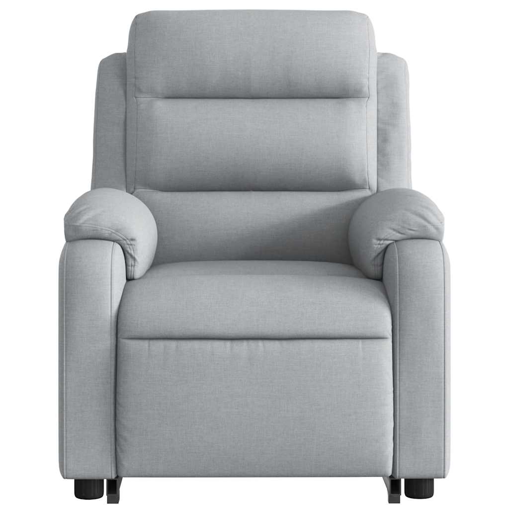 Electric Stand Up Massage Recliner Chair Light Gray