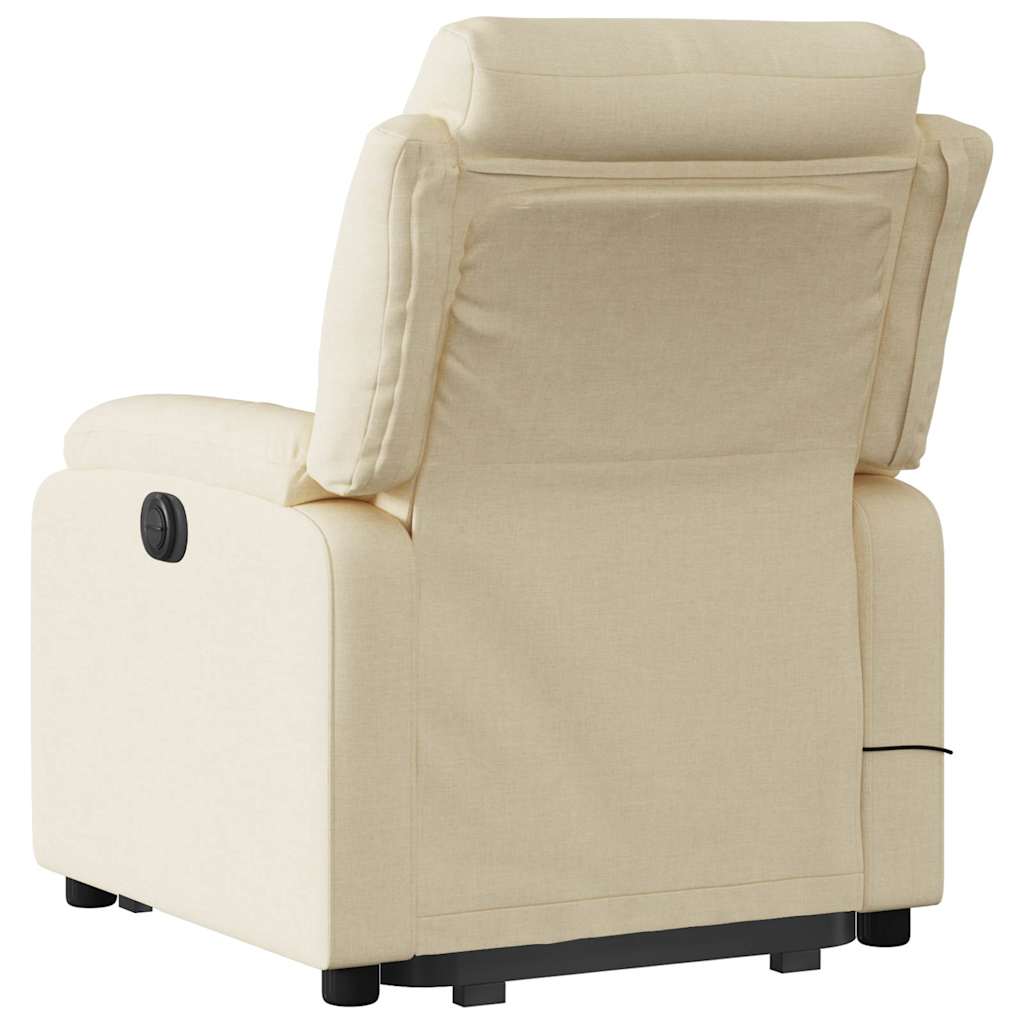 Electric Stand-Up Massage Recliner Chair Cream