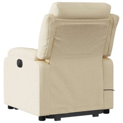 Electric Stand-Up Massage Recliner Chair Cream