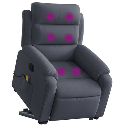 Stand Up Massage Recliner Chair Dark gray