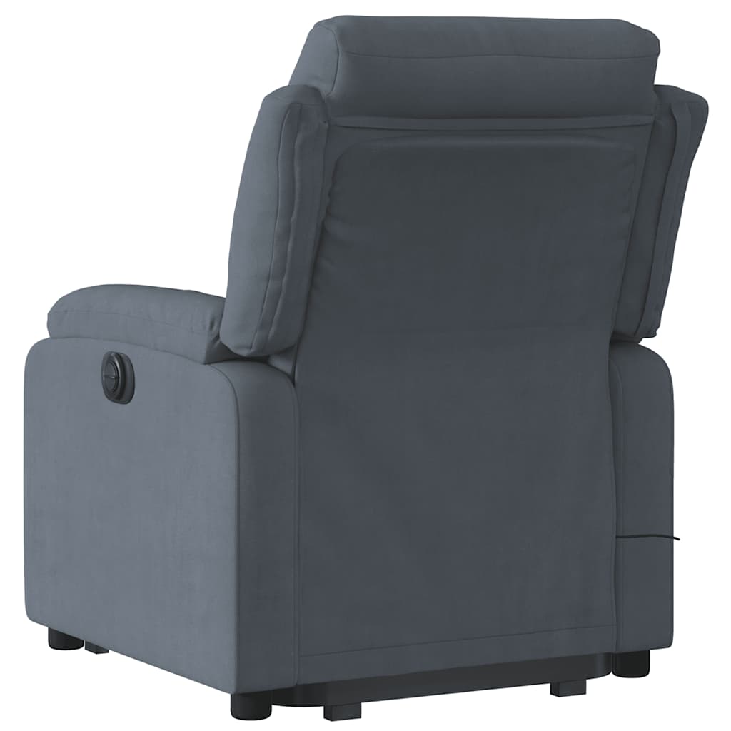 Stand Up Massage Recliner Chair Dark gray
