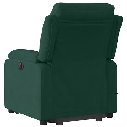 Stand Up Massage Recliner Chair Dark Green