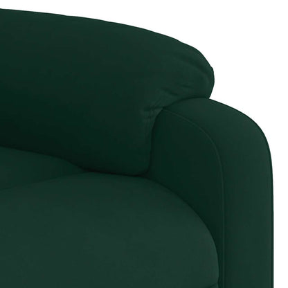 Stand Up Massage Recliner Chair Dark Green
