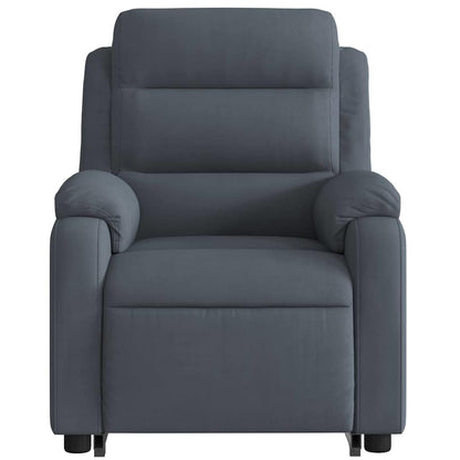 Electric Stand Up Massage Recliner Chair Dark gray