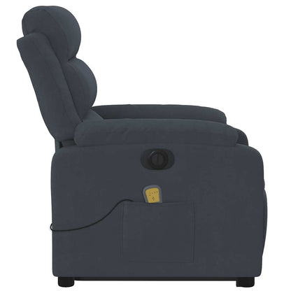 Electric Stand Up Massage Recliner Chair Dark gray