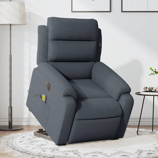 Electric Stand Up Massage Recliner Chair Dark gray