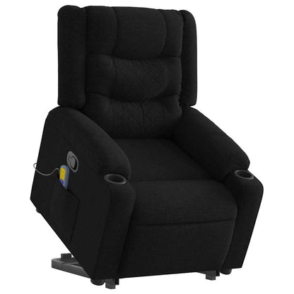 Stand Up Massage Recliner Chair Black
