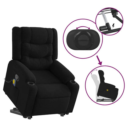 Stand Up Massage Recliner Chair Black