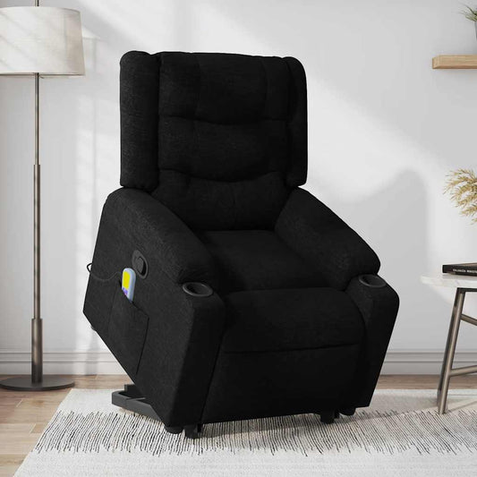 Stand Up Massage Recliner Chair Black