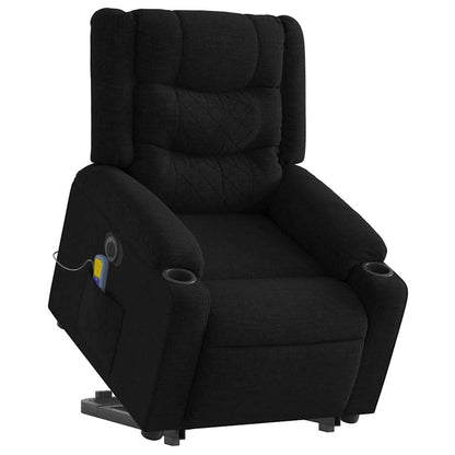 Electric Stand Up Massage Recliner Chair Black