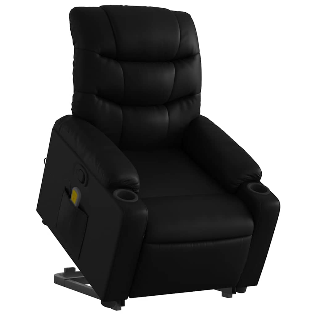 Stand Up Massage Recliner Chair Black