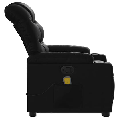 Stand Up Massage Recliner Chair Black