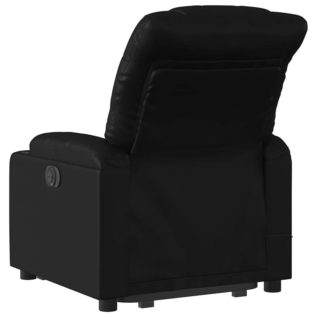 Electric Stand Up Massage Recliner Chair Black