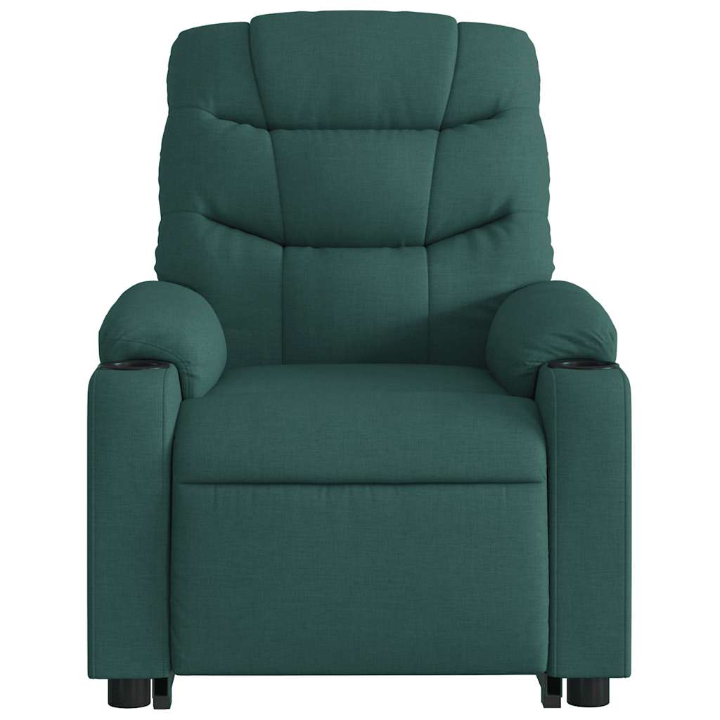 Stand Up Massage Recliner Chair Dark Green