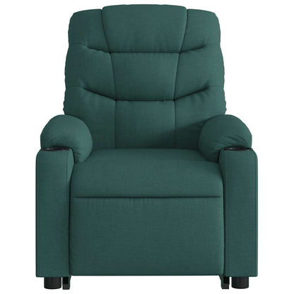 Stand Up Massage Recliner Chair Dark Green