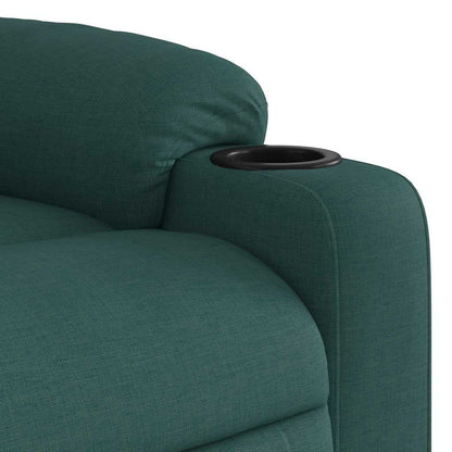 Stand Up Massage Recliner Chair Dark Green