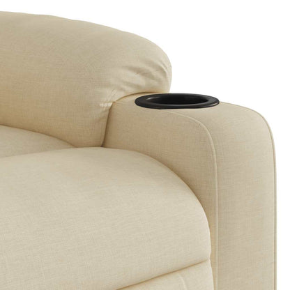 Stand Up Massage Recliner Chair Cream