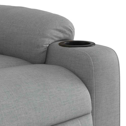 Electric Stand Up Massage Recliner Chair Light Grey